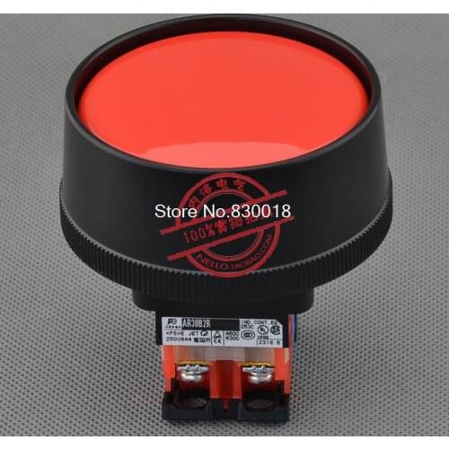 [ SA ]Fuji FUJI 30mm belt retainer 65 self-reset mushroom button AR30B2R-11R Red 1NO1NC--10PCS/LOT