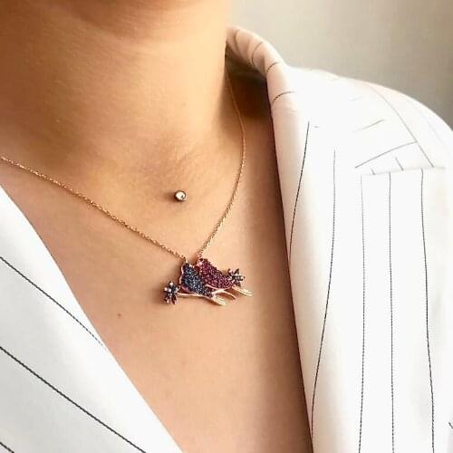 Love Birds for 925 Silver Necklace