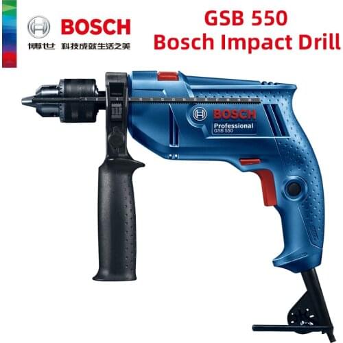 Bosch GSB 550 Impact Drill Multi-function 550W Wired Electric Drill Electric Screwdriver Bosch Professional Household Power Tool