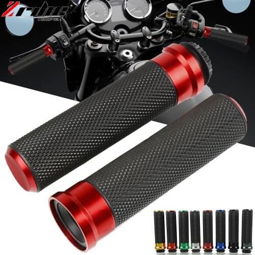 Universal 22mm racing Motorcycle Handle Handlebar Moto Grips CNC for Honda dio cb400 hornet shadow cbr steed Hyosung Suzuki