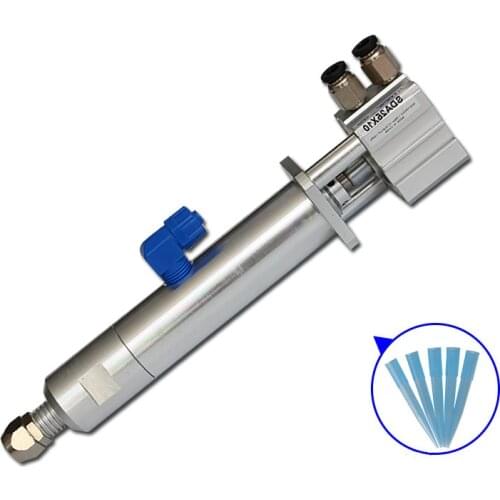 Large flow back suction valve Silicone glass glue coating dispensor valve Large outlet high viscosity dispensing valve