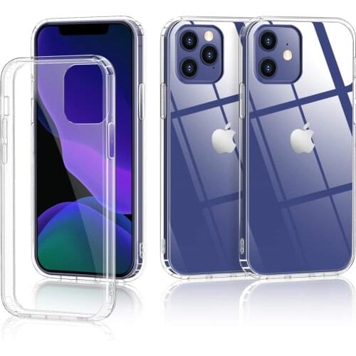 Lens Protection Clear Phone Case For iPhone 12 Mini 12 Pro Case Silicone Soft Cover For iPhone 12 Pro Max Case