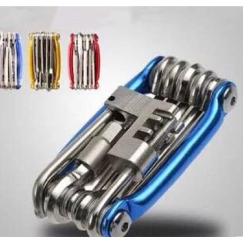 10 In 1 Kit Set Multi-tool Bicycle Repair Tools Hex Spoke Wrench Screwdriver Road MTB Bike Portable Cycling Tools