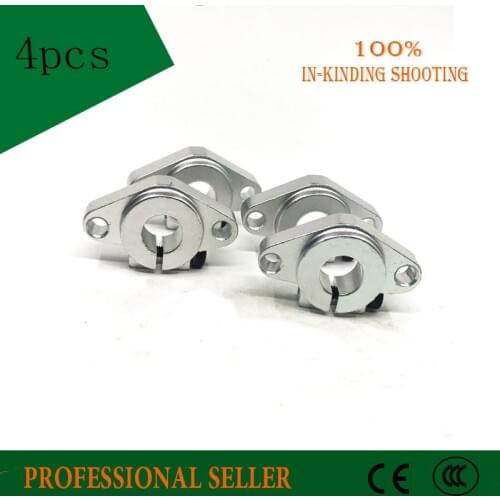 4pcs/lot SHF12 12mm horizontal linear shaft support 12mm Linear Rail Shaft Support XYZ Table CNC SHF Series Rail Shaft