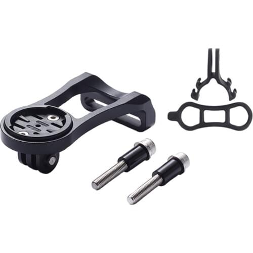 Bike Stem Extension Computer Mount GPS Bracket Holder For GARMIN Wahoo Bryton Cateye Sigma Computer Camera Holder