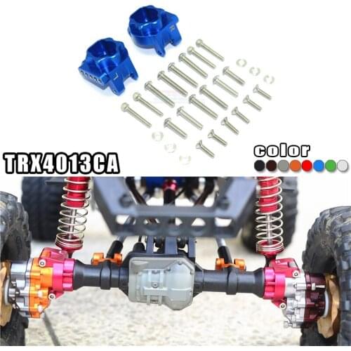 RC Car Parts 1/10 TRX4 Accessories Aluminum Alloy Adjustable Shock Absorber Rear Gearbox Link Lever Fixed Mount Base C