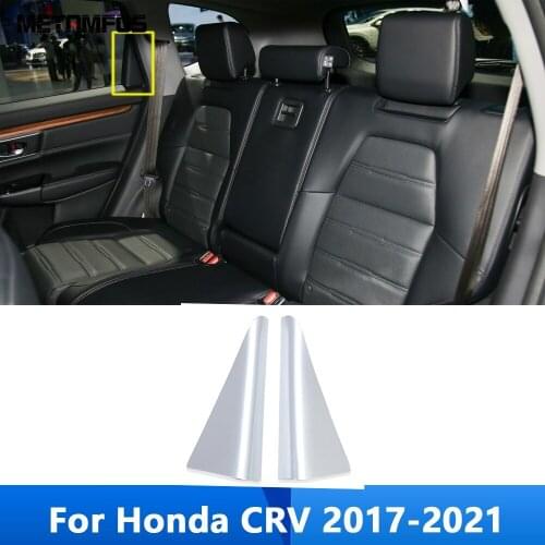 For Honda CR-V CRV 2017-2019 2020 2021 Matte Interior Rear Window A Pillar Stereo Audio Loudspeaker Cover Trim Car Accessories