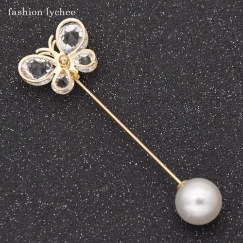 Fashion Lychee Butterfly Brooches For Clothes