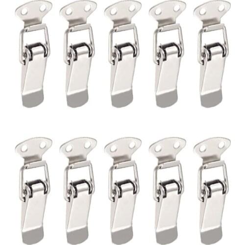 Toggle Latch Hardware Spring Loaded Iron plating Latch Hasp for Case Chest Catch 72mm/2.8" Length - Pack of 10