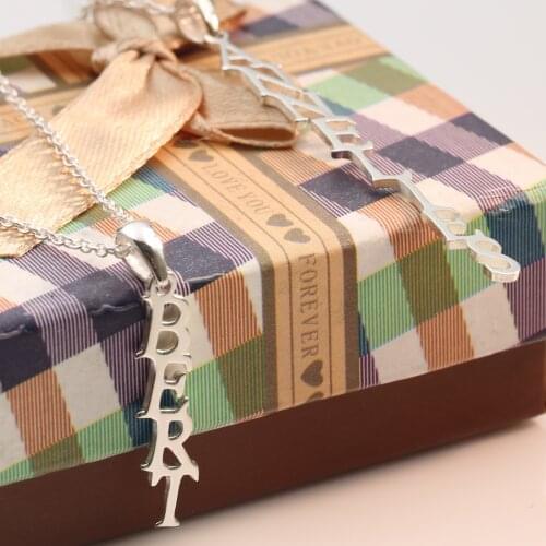 2019 Custom Necklace Unisex Personalized Name Necklace Straight Name Necklace