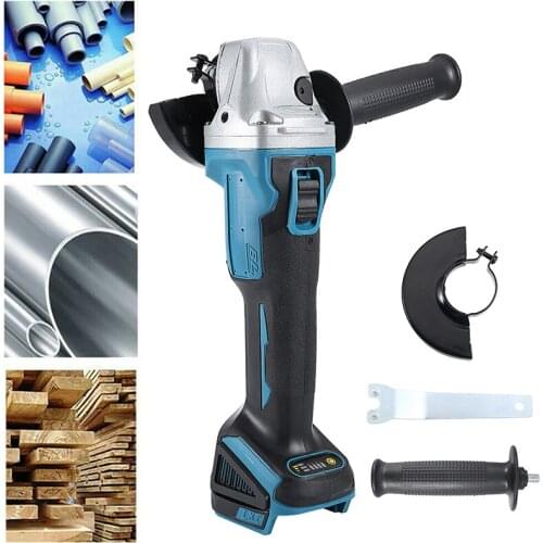 800W 18V Adjustable-speed Polisher Without Battery 100mm Brushless Angle Grinder Power Tools Multi-function Polishing Machine