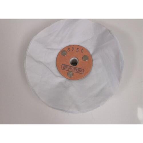 Swiss bergeon6750 polishing cloth wheel watch polishing cloth cotton wood core hole gold 20mm