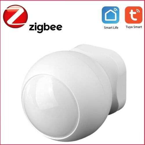 Tuya Zigbee PIR Motion Sensor Wireless Infrared Detector Smart Life APP Home Security Alarm System Work With Zigbee Gateway
