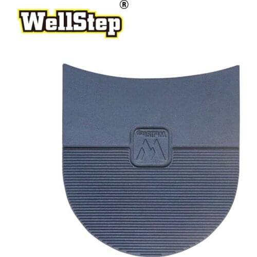 WELLSTEP 1 Pair Shoe Rubber Heel Repair Mens Shoe Care Non Slip Anti Skid Pad Cushion Grip Outsole Replacement Protector