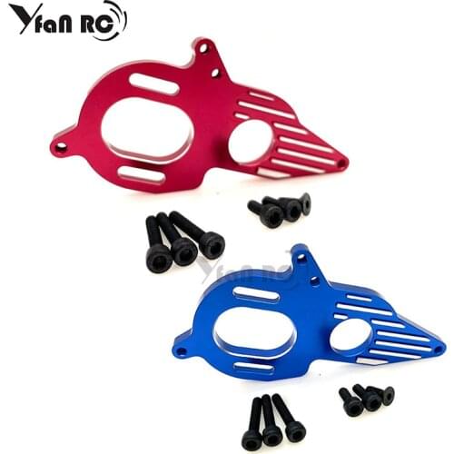 Yfan Rc 1 Pcs Aluminum Alloy Adjustable Motor Running Engine Mount With Cooling Heat Sink Fins For 1/10 Arrma 4X4 Mega Granite