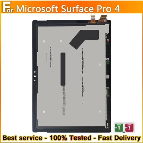 For Microsoft Surface Pro 4 1724 LCD Display Touch Screen Digitizer Assembly for Surface Pro4 LCD Display Replacement