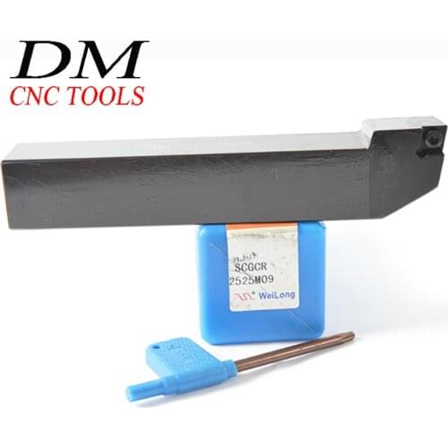 1pcs SCGCR 1212H09/1616H09/2020K09/2525M09/2525M12 91 degree external CNC turning tool holder lathe accessories CNC tool holder
