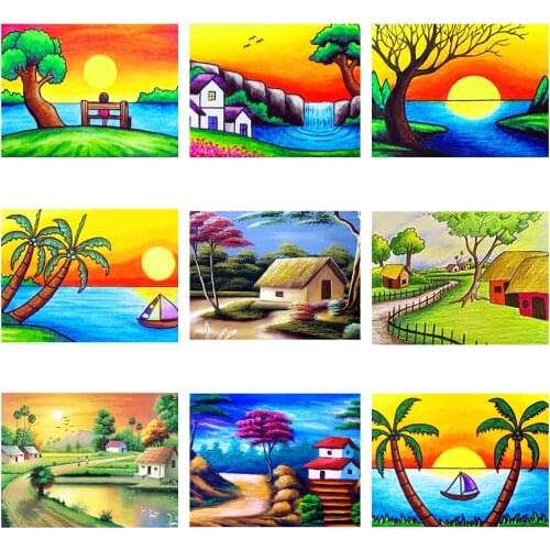 DIY 5D Diamond Painting Embroidery Scenery Tree Cross Stitch Kits Mosaic for Living Room Decor Art Gift Fall Decor