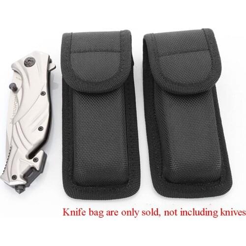 1pc EDC Pouch Nylon Oxford Folding Knife Packaging Case Outdoor Nylon Knife Set EDC Pliers Scabbard Pouch Army Knives Cover Bags