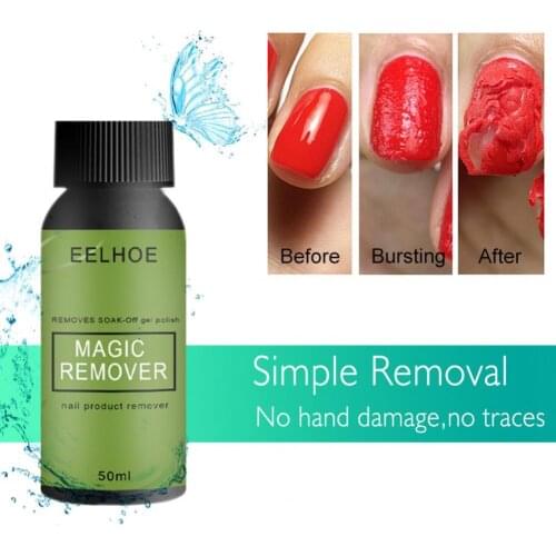 10ml/20ml/30ml/50ml Large Capacity Nail Remover Efficient Professional Effective Soak-off Polish Removing Gel for Lady 2021