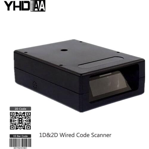 Fixed Barcode Scanner Module Engine 1D Laser Bar code Reader Module for Kiosk Equipment Vending Machine RS232 USB Interface