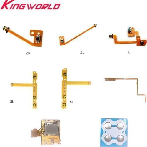 Flex Ribbon Cable SD TF Card Slot Socket Board Metal Sticke ZL ZR L SL SR Trigger ABXY Button Key For Switch Joy-Con Controller