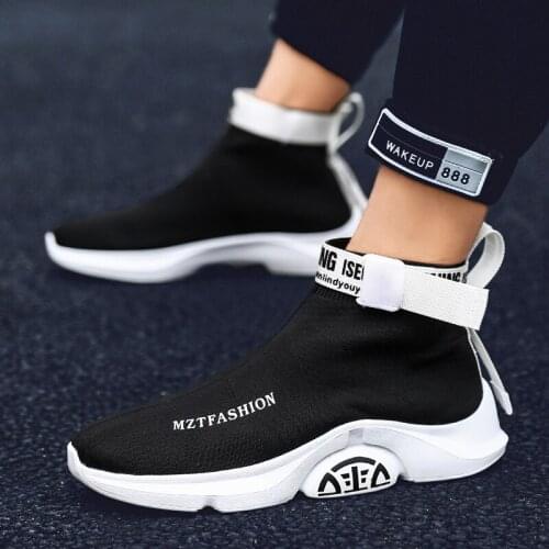 Men Casual Shoes Tenis High help Socks shoes Breathable Krasovki Luxury Brand Street Leisure Light Sneakers Male Chaussure Homme