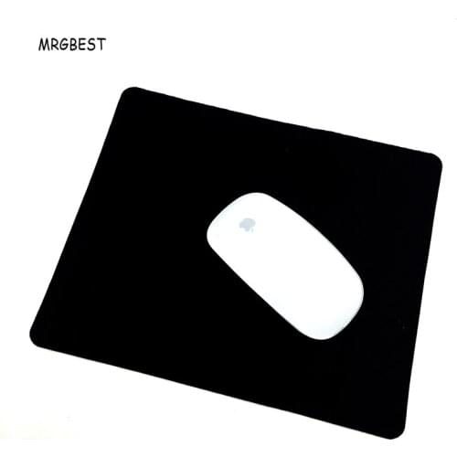 MRGBEST Large Gaming Mousepad In Stock Pure Black Simple and Elegant Nature Rubber Mats with Locked Edge for Gaming or Office
