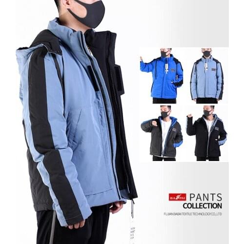 BAPAI Mens Jacket Warm Hooded Thick Puffer Jacket Coat Male Casual High Quality Overcoat Thermal Winter Windbreaker