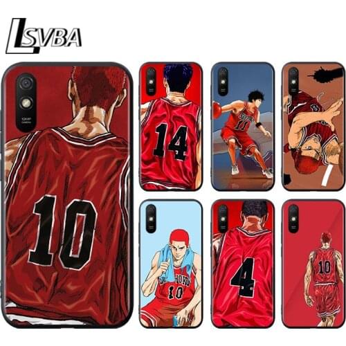 Slamdunk 10 Basketball for Xiaomi Redmi 10X Pro 9C 9A 9T 9 GO K40 K30 Ultra K20 8 7 S2 6 5 4X Pro Soft Black Phone Case