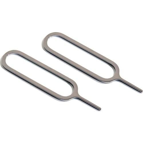 Wholesale Metal Sim Card Tray Removal Eject Pin Key Tool Ejector Needle For Mobile Phones 10000pcs/lot