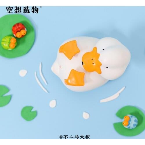 Genuine Utopian Creation Little Zoo Frog Duck Cute Duck Fuji Uncle Ma Red tide Play Hand Dolls Gift Gift Toy