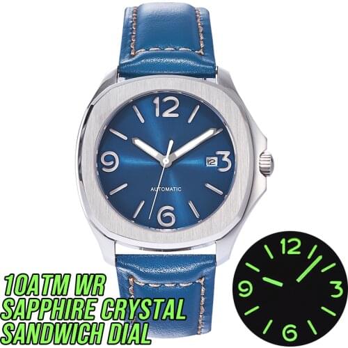 PHYLIDA Men's Watch With Leather Strap
