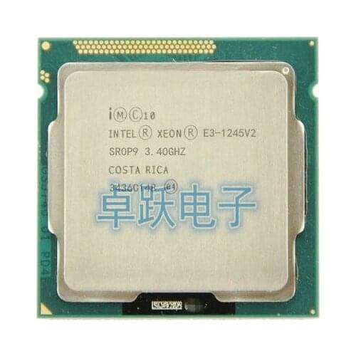 Intel Xeon Processor E3-1245V2 E3 1245V2 Quad-Core Processor LGA1155 Desktop CPU free shipping