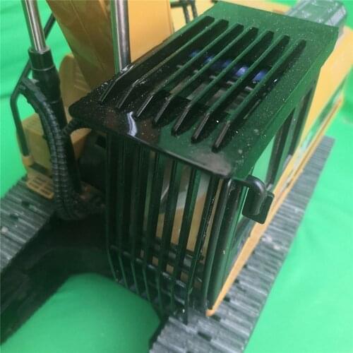 High Simulation Cab Protective Net Full Metal Driving Cab Cover for Huina 550/ 580 RC Excavator DIY Upgrade Parts