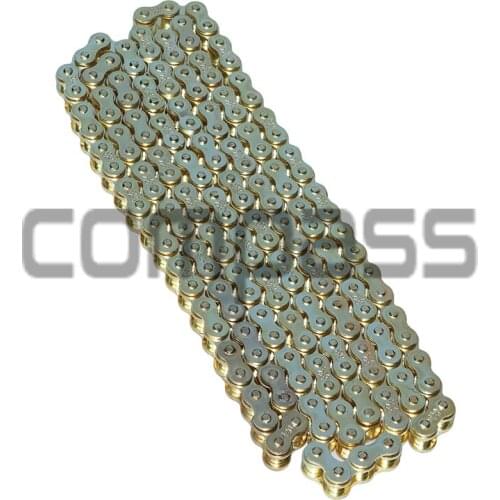 Gold 420 Chain 104 Links For Chinese 110cc 125cc Engine Pit Dirt Motor Trail Bike ATV Quad 4 Wheeler Motorcycle