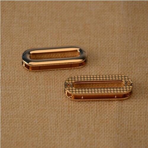 1 1/4 inch zinc alloy Oval Eyelet Gold Metal Purse Grommets 32mm 40pcs/lot