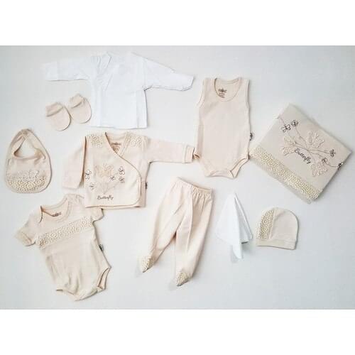 NEWBORN - TAKE ME HOME SET - ORGANIC COTTON - BABY GIRL - 10 PIECES