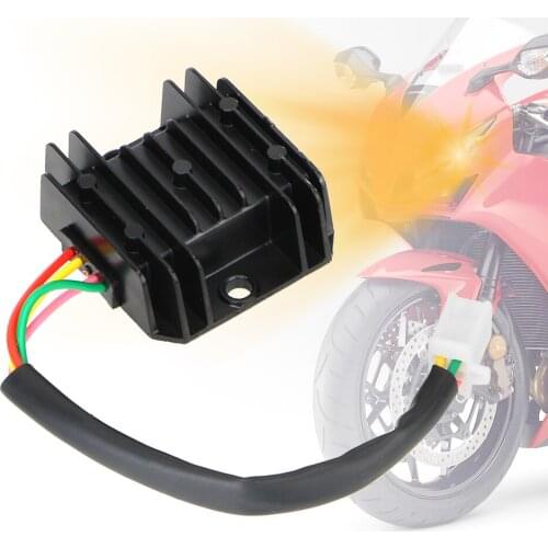 12V Motorcycle Voltage Stabilizer Universal Current Rectifier Voltage Regulator For 150-250CC ATV Scooter 4 Wires 4 Pins