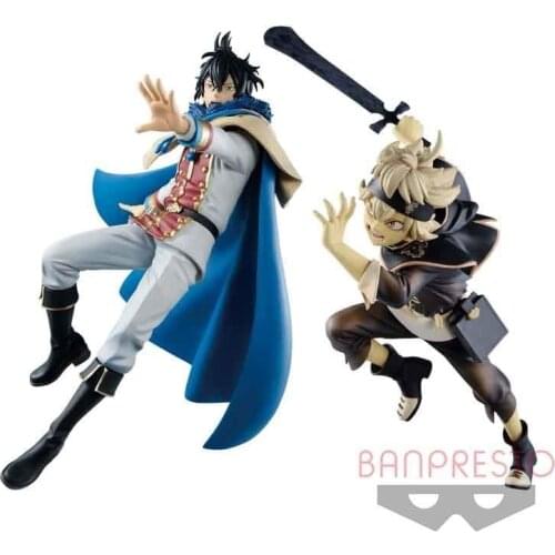 13cm-15cm BANDAI Black Clover DXF Asta Yuno Grinbellor Action PVC Collection Model Toy Anime Figure Toys For Kids