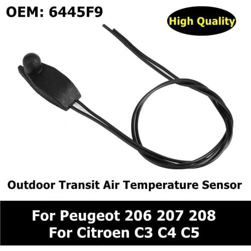 6445F9 Exterior Rearview Mirror Temperature Sensor For Peugeot 206 207 208 301 307 308 2008 For Citroen C3 C4 C5