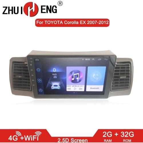 ZHUIHENG 2 din Car radio for Toyota Corolla E120 Corolla EX BYD F3 car dvd player car accessory of autoradio 4G internet 2G 32G