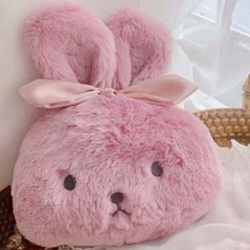 Car Seat Cute rabbit Head Neck Rest Massage Auto Pillow Neck Headrest Car Cover Vehicular Pillow Seat Headrest Accessories