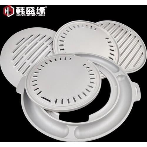 Large aluminum alloy barbecue plate non stick roast meat Korean style BBQ shop carbon cooking baking tray griddle pan