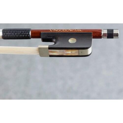 VingoBow Brand Master Level Pernambuco Viola Bow 4/4 Size Warm and Sweet Tone Straight and Well Balanced Well Hand Made Bow
