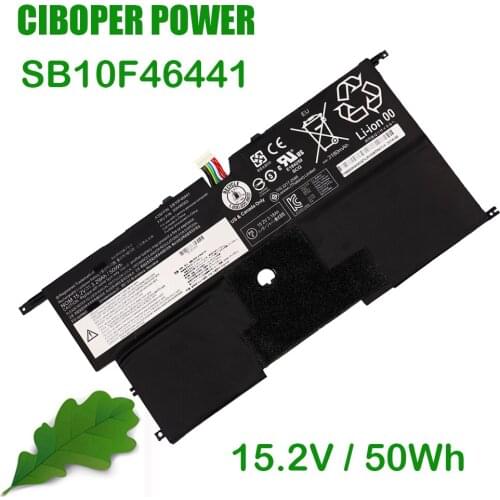 CP New Genuine Laptop Battery 00HW003 SB10F46441 15.2V 50Wh For X1 Carbon Gen3 2015 SB10F46441 SB10F46440 00HW002 3295mAh