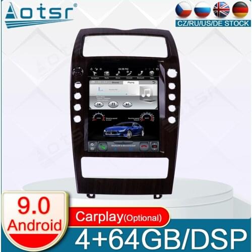 For Maserati Quattroporte 2004-2012 Android Tesla style Car GPS Navigation Multimedia Player Radio DSP Carplay Vertical Stereo