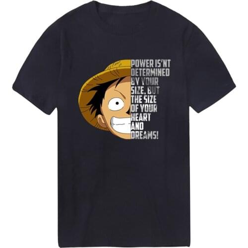 Summer Mens One Piece T Shirts Cotton Short Sleeve 2020 Luffy Tshirts Outdoor Military Funny Clothing Tees Male Homme Camiaetas