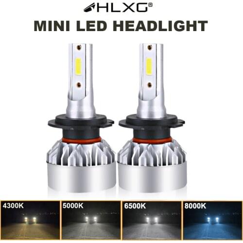 H13 9007 H4 LED 9012 HIR2 H7 H11 H8 HB4 H1 H3 9005 HB3 Car Accessories 12000LM Auto Car Headlight Bulb 6500K 4300K 8000K 5000K