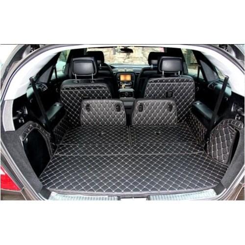 Good! Special trunk mats for Mercedes Benz R 320 6seats W251 2017-2006 durable cargo liner boot carpets for R320,Free shipping